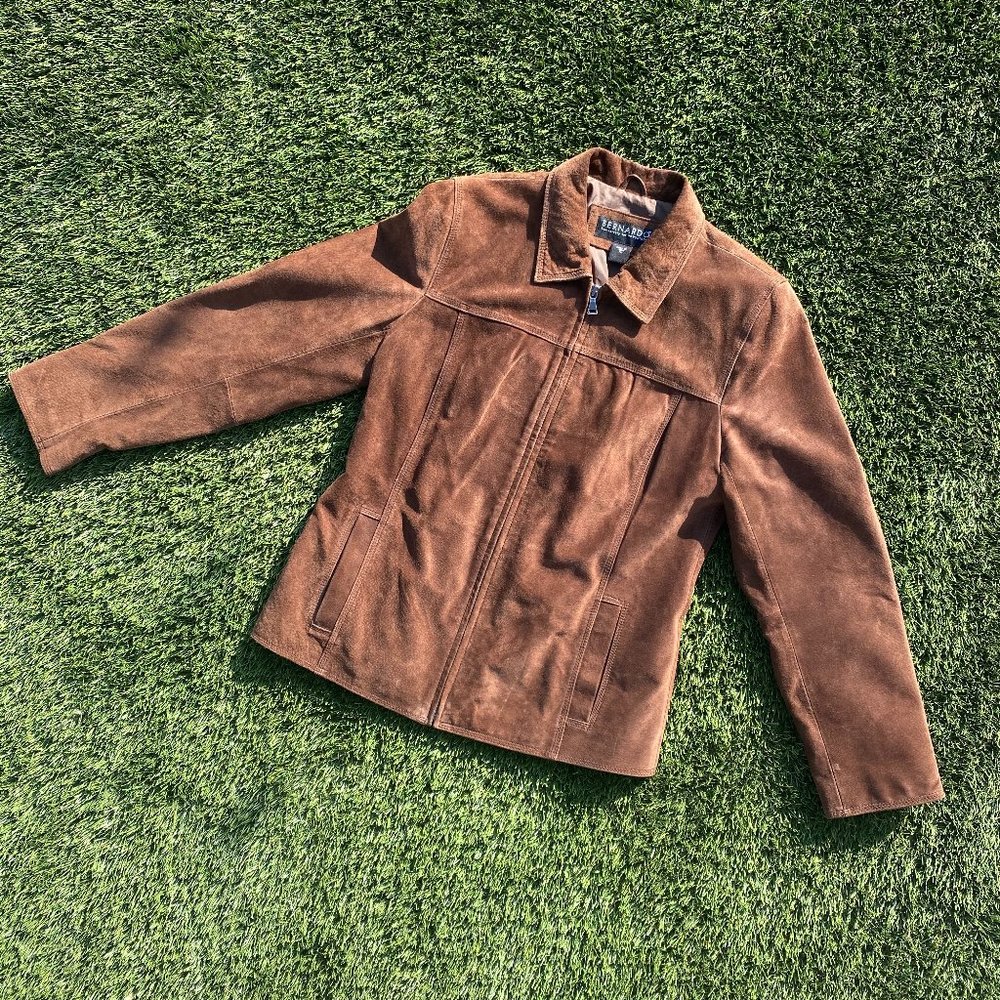 BROWN SUEDE JACKET